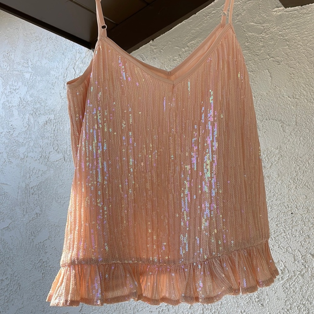 Anthropologie Sequined Camisole Tank - Picture 3 of 4